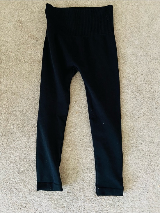 F&F Pants - F&F Black High-Waist Ribbed Waist Leggings